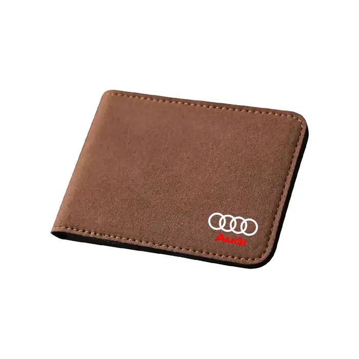 Portefeuille de rangement pour permis de conduire et cartes d'identité, avec logo de style automobil