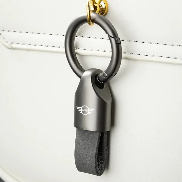 Porte-clés de luxe en daim
