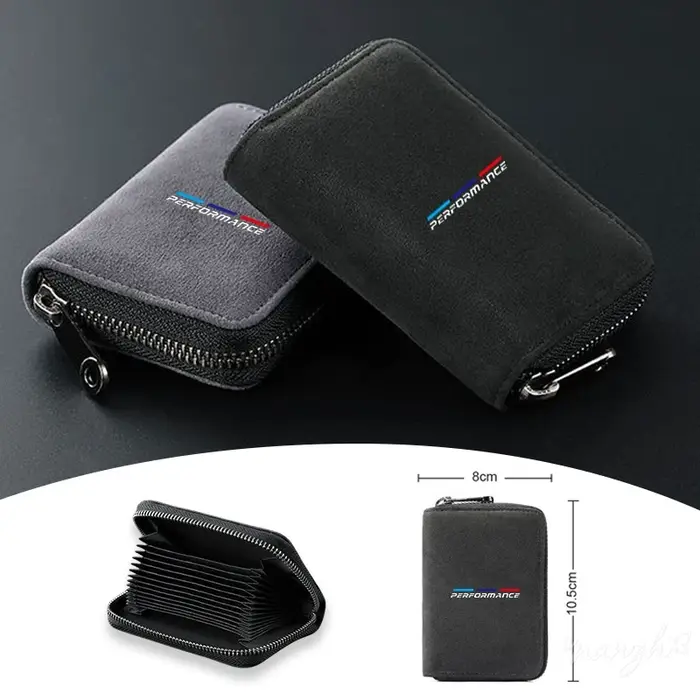 Portefeuille pour permis de conduire, porte-cartes, porte-clés, avec emblème BMW M, pour E46 E36 E34 F10 E90 F30 E60 F30 E53 E30 E92E87