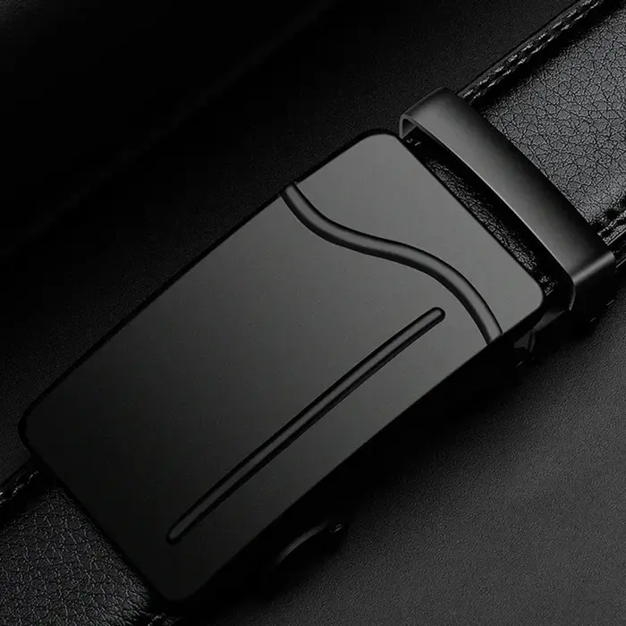 Ceinture unisexe en cuir PU pour homme et femme