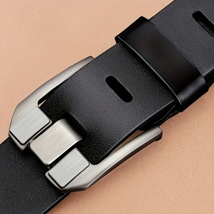 Ceinture à boucle ardillon en alliage personnalisée pour hommes