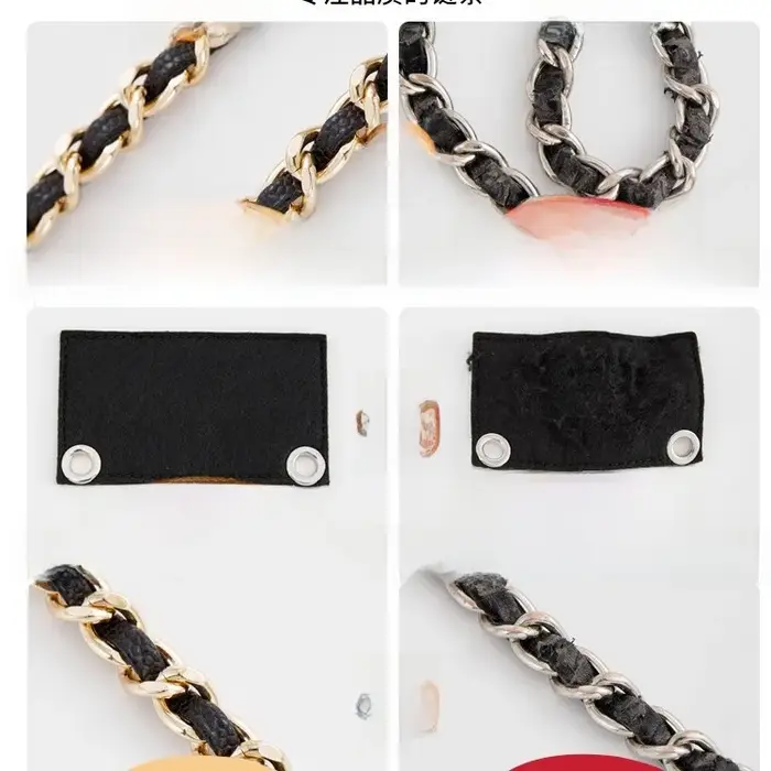 Petit porte-cartes élégant en cuir avec sangle