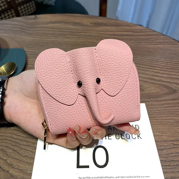 Porte-cartes en cuir PU pour femme