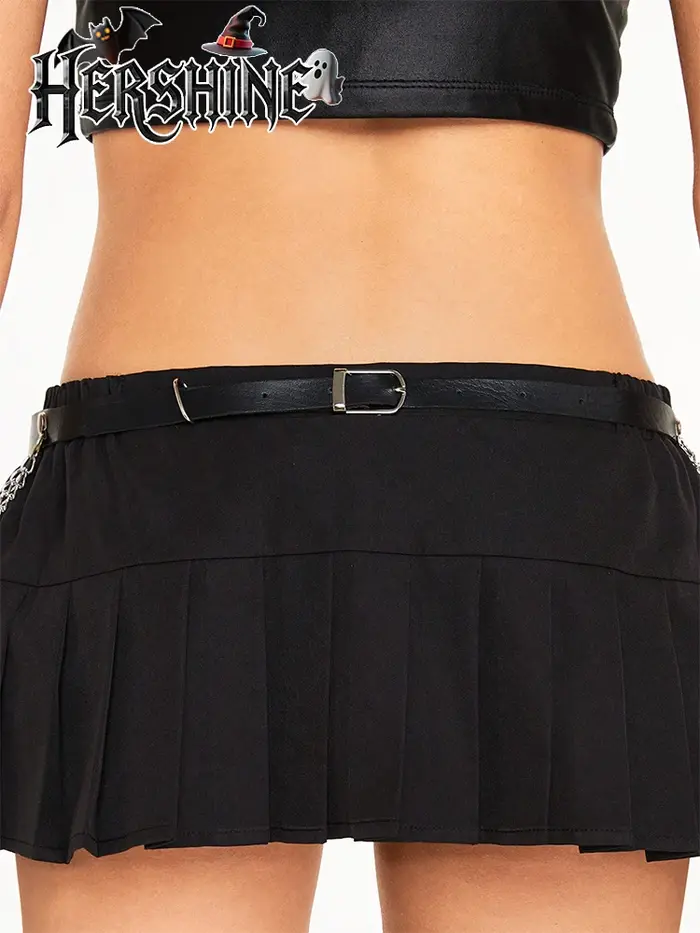 HERSHINE – ceinture en cuir avec chaîne étoile pour femmes