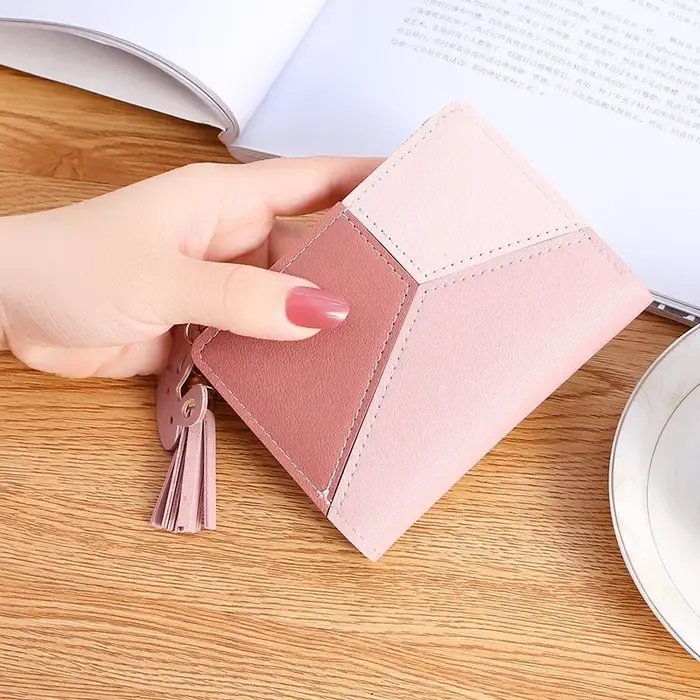 Portefeuille pour femme en cuir PU