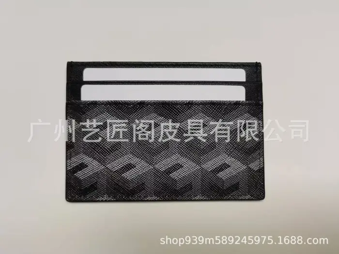 Nouveauté classique mode multi-fonctionnel petit porte-cartes en cuir portefeuille Protection des do