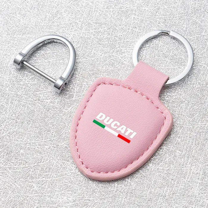 Mode Moto porte-clés anneau Vintage en cuir en alliage de Zinc porte-clés pour Ducati Monster 696 95