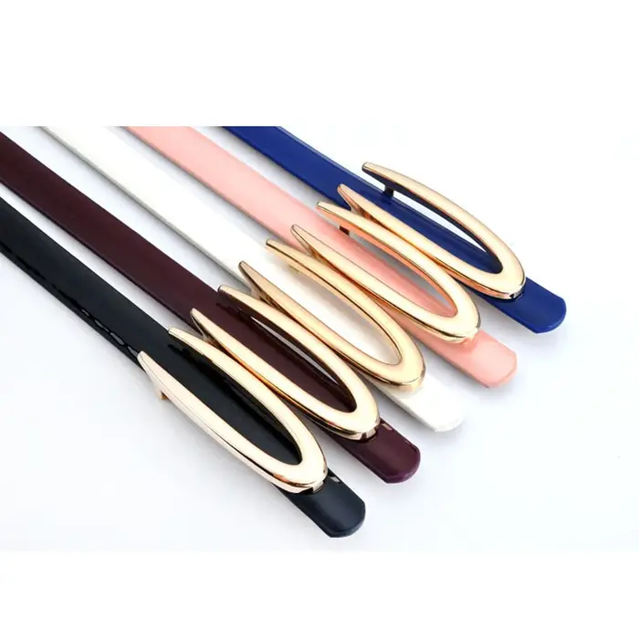 Ceinture en cuir véritable pour femme