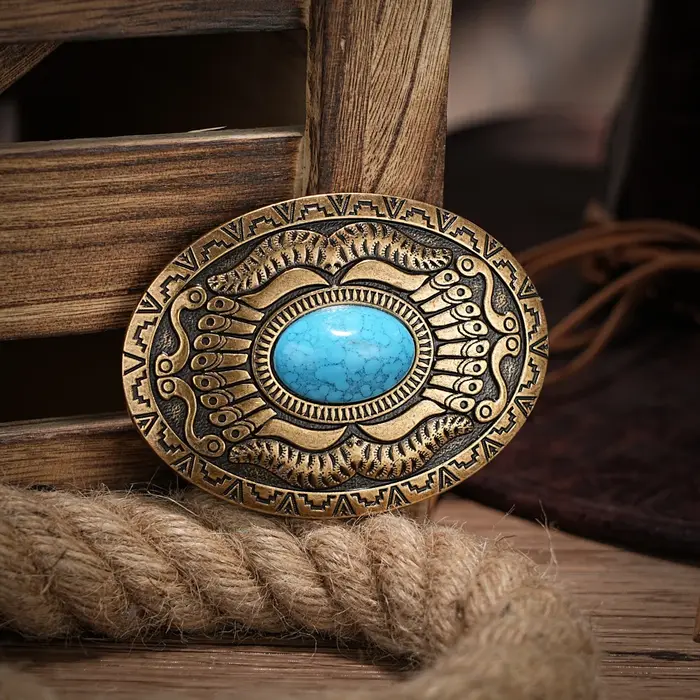 Ceintures en cuir PU pour hommes et femmes-Western-Cowboy-Cinturones vintage Ceinture à boucle gravée florale pour jeans