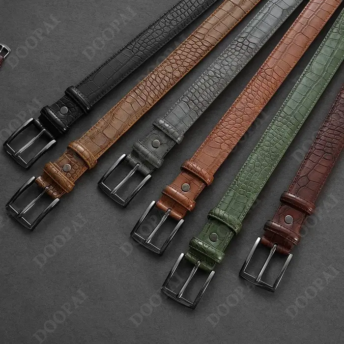 Célèbre marque affaires ceinture hommes Top qualité PU luxe en cuir taille sangle noir mâle automatique boucle jean