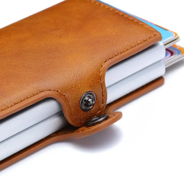 Rfid-Porte-cartes en fibre de carbone pour hommes