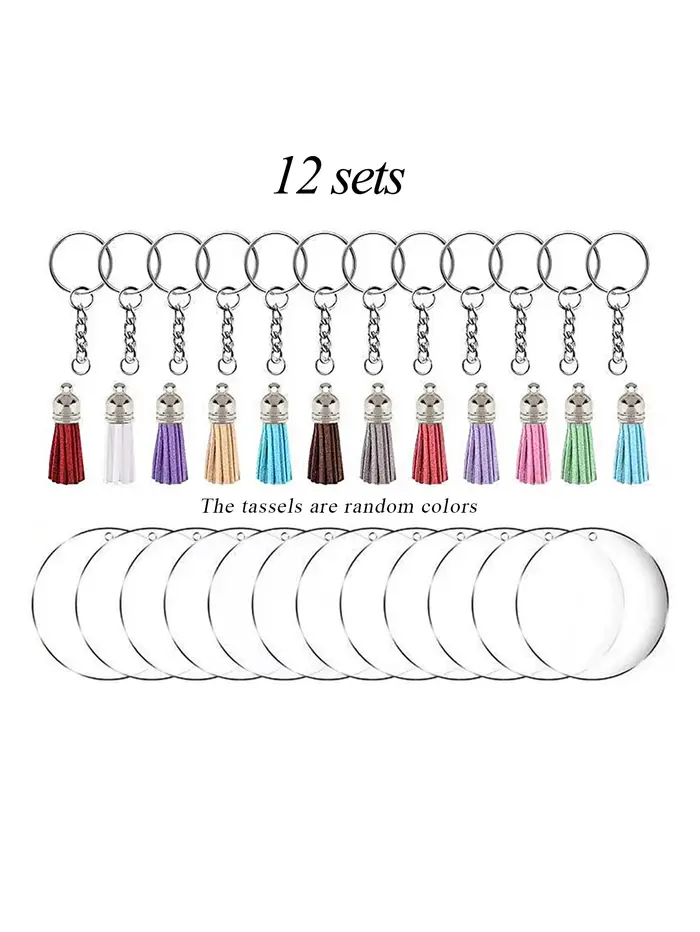Kit de fabrication de porte-clés en acrylique