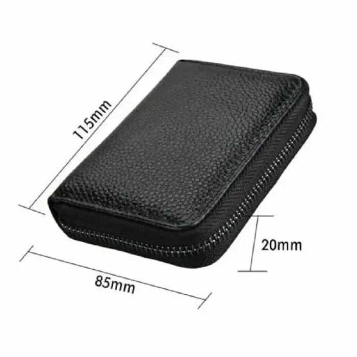 Porte-carte de visite portefeuille hommes carte bancaire/carte d'identité/porte-carte de crédit 22 Bits carte portefeuille RFID blocage protéger étui porte-monnaie