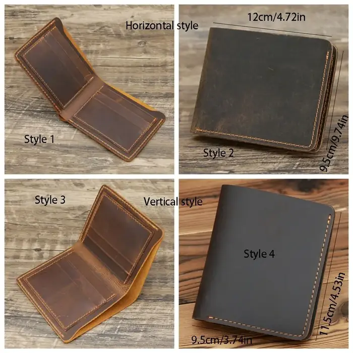 Portefeuille homme en cuir véritable