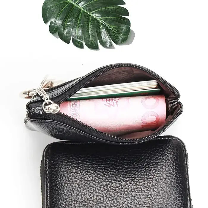 Porte-monnaie en cuir PU pour hommes