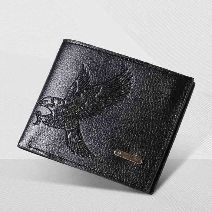 2025 créativité aigle modèle portefeuille hommes doux Pu