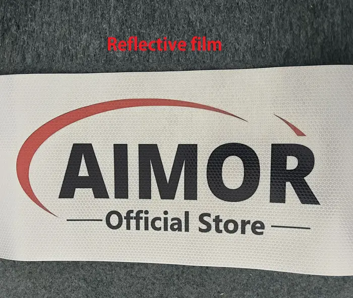 Autocollants publicitaires et décoratifs AIMOR avec logo personnalisé pour affiches de films en plein air