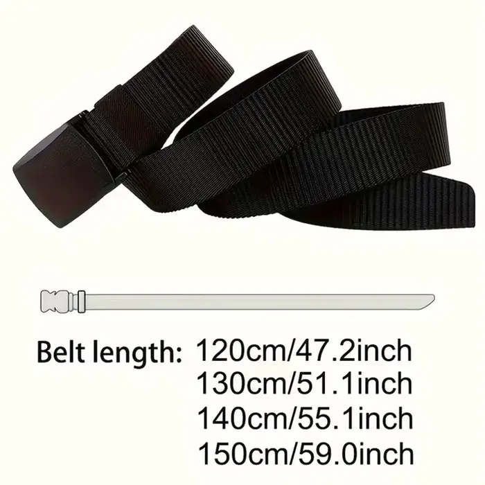 Ceinture tressée en Nylon pour hommes