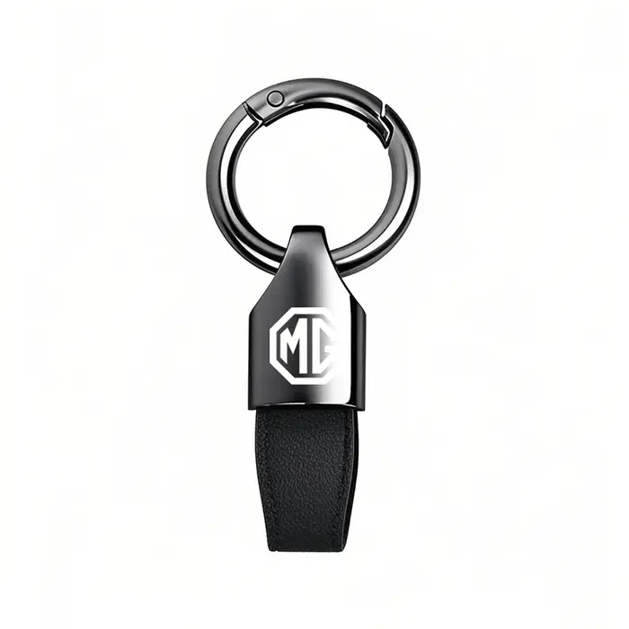 Porte-clés de luxe en daim/métal pour hommes et femmes, porte-clés à la mode pour Morris Garages MG
