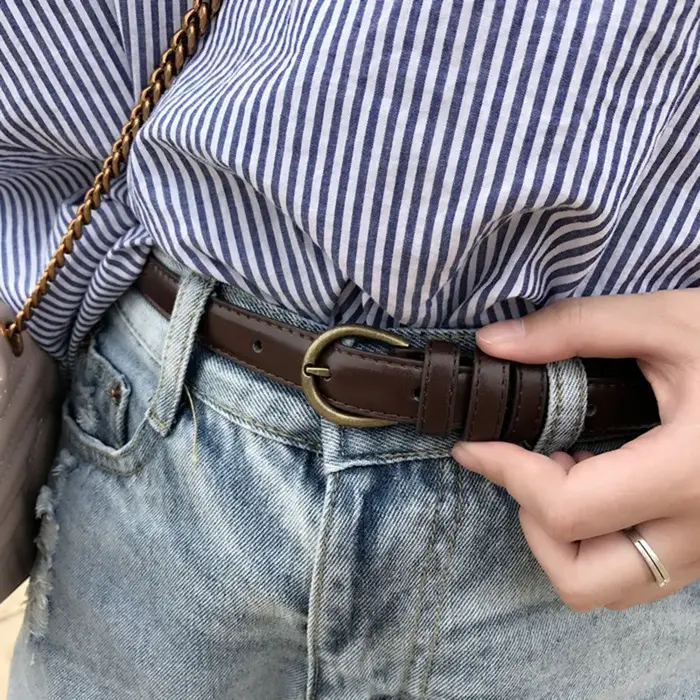 Ceinture classique en cuir de haute qualité pour hommes
