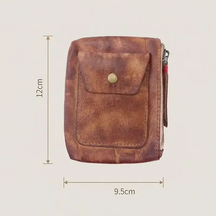 Portefeuille en cuir pour hommes