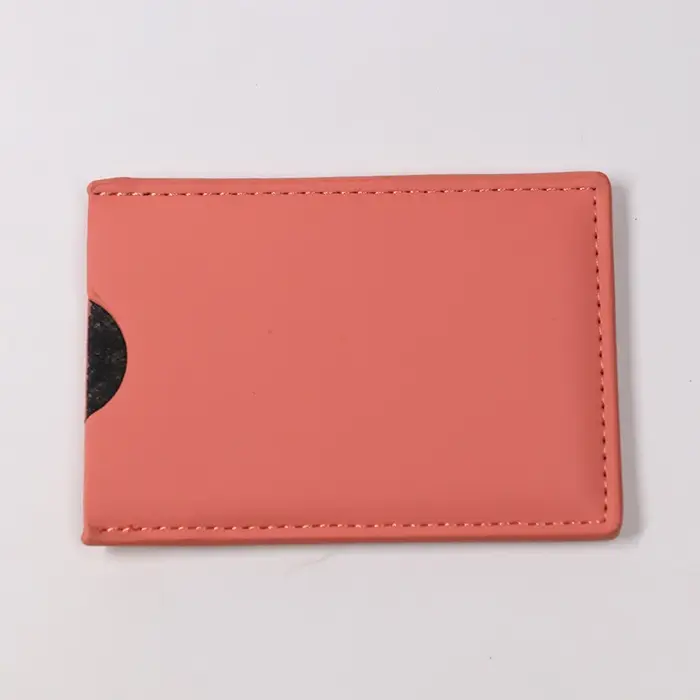 Portefeuille d'identité en cuir PU pour femmes et filles