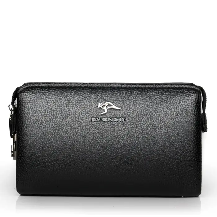 Marque de luxe hommes portefeuille en cuir Long