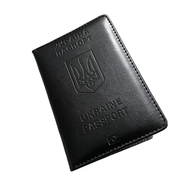 Porte-passeport en cuir PU pour hommes