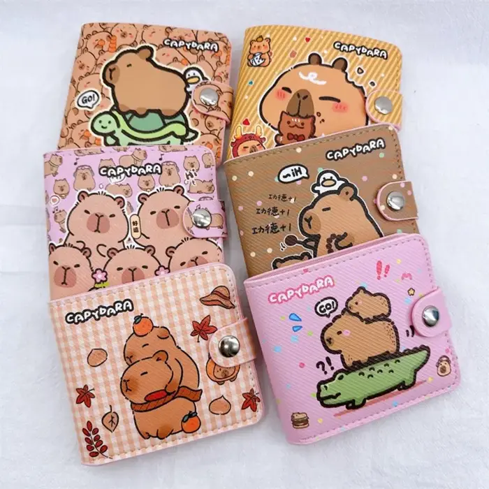 Portefeuille Capybara de dessin animé