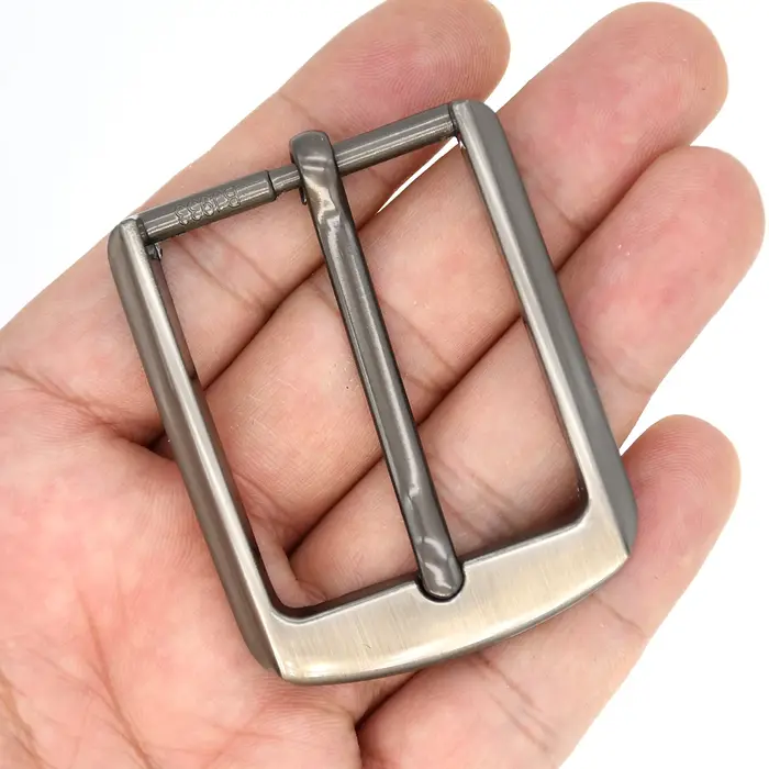 Broche de construction de ceinture en métal pour homme