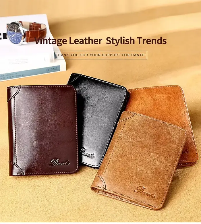Portefeuille en cuir pour homme Dante