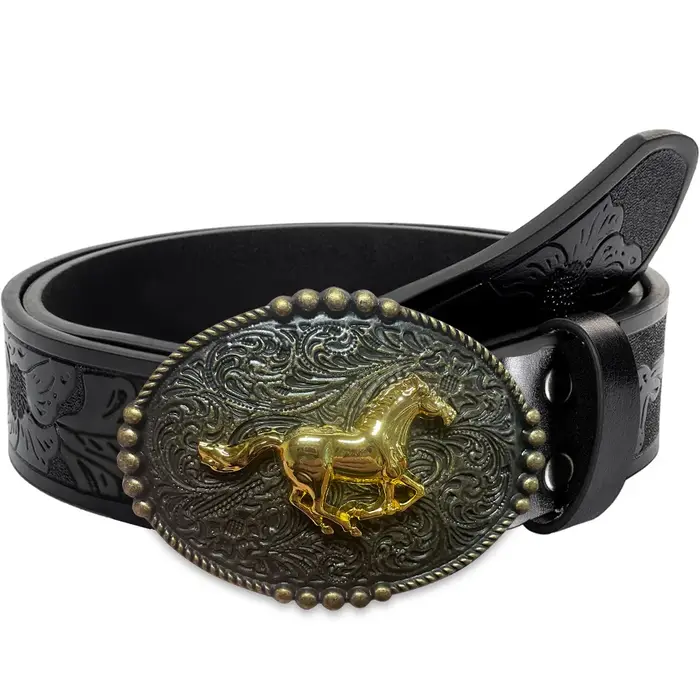 Ceinture en jean pour hommes occidentaux