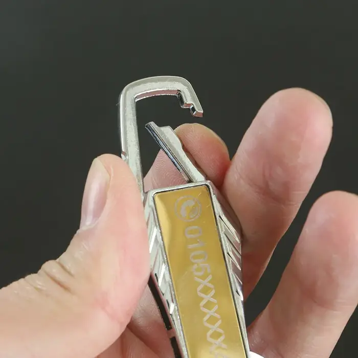 Porte-clés de voiture personnalisé Anti-perte