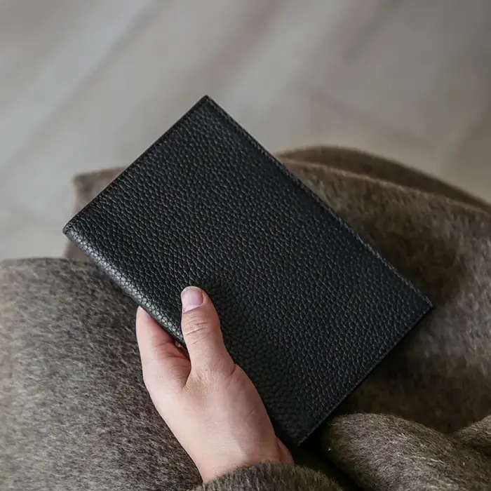 Porte-passeport en cuir couvre étui étanche voyage carte de crédit portefeuille mignon passeport livre pour
