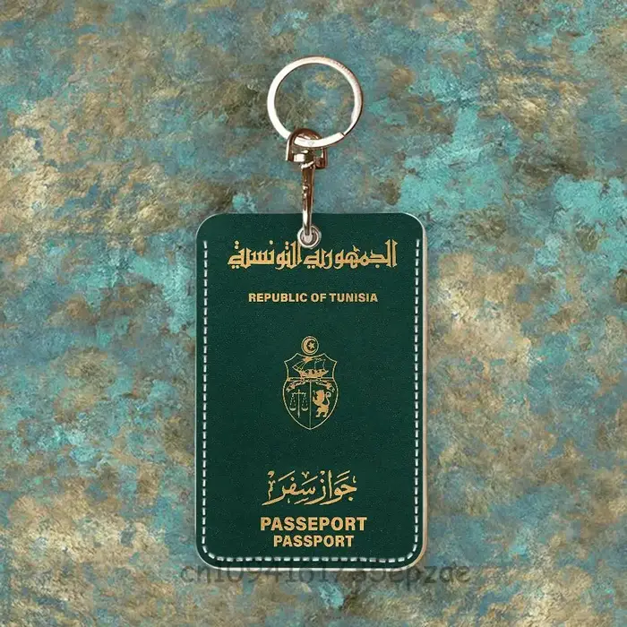 France passeport de voyage yémen Oman étui pour cartes d'accès personnalisé porte-carte en cuir porte-clés