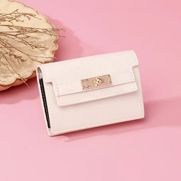 Nouveau portefeuille compact pour femme – Portefeuilles à accordéon de qualité supérieure, anti-magn