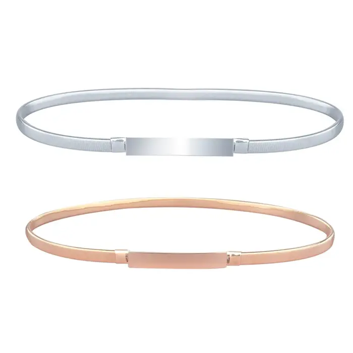 Ceinture en métal doré pour femme
