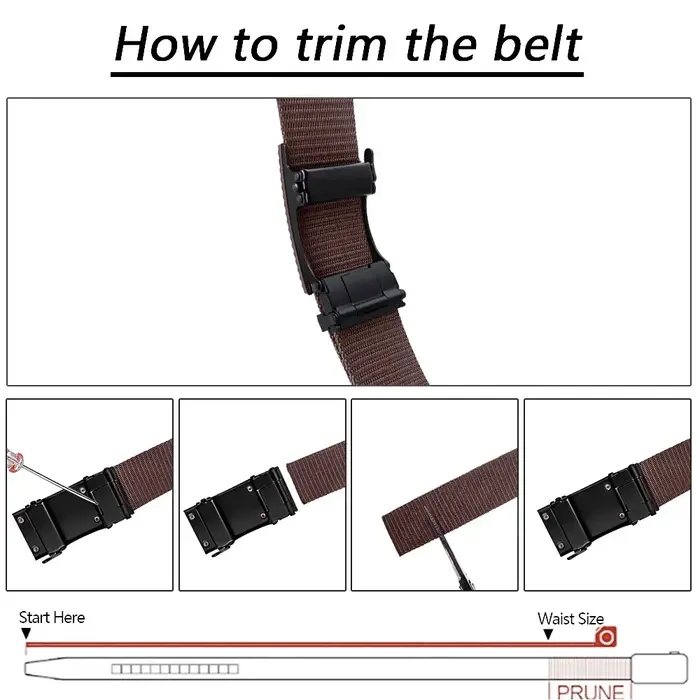 Ceinture en Nylon Respirante pour Homme et Femme