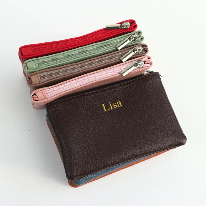 Portefeuille en cuir PU personnalisé