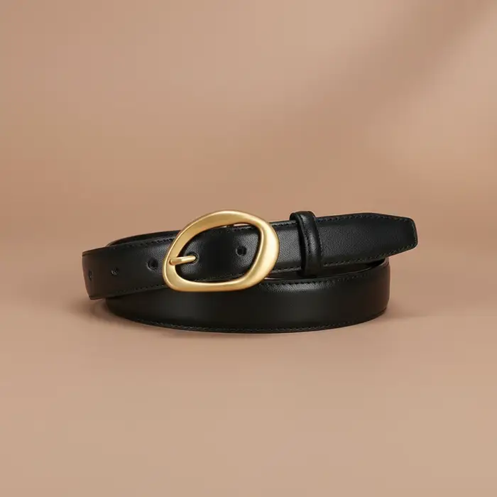 Ceinture classique à boucle pour femme