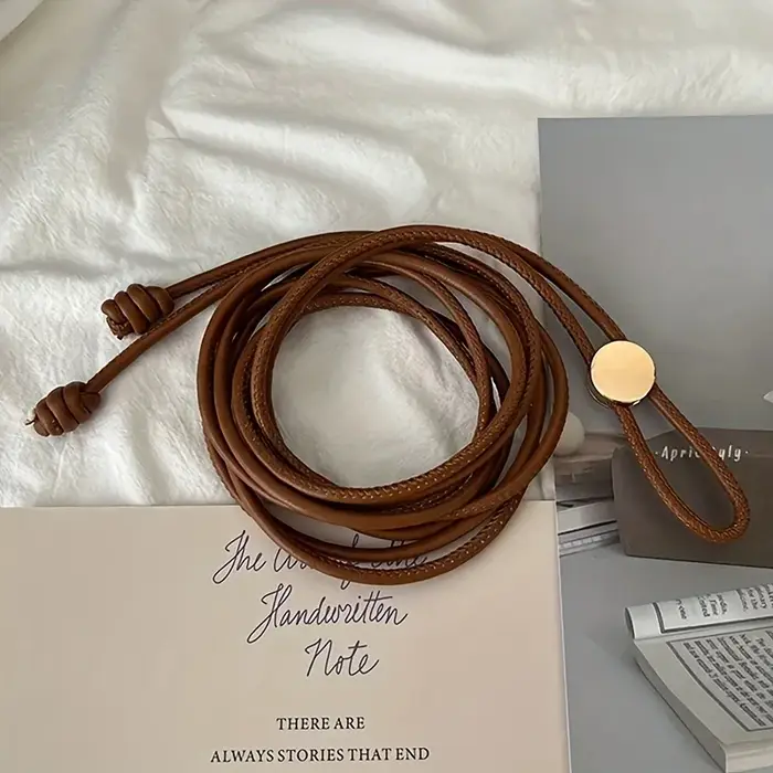 Ceinture réglable pour femmes, fermeture à boucle Non amovible, ceinture pour occasions quotidiennes et spéciales pour robes, chemises, accessoire de mode