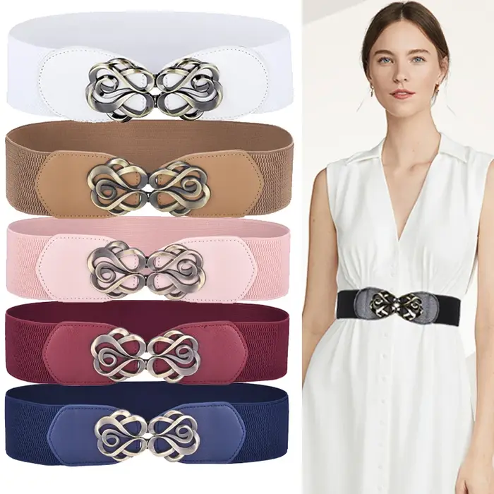 Ceinture en cuir Vintage pour femmes