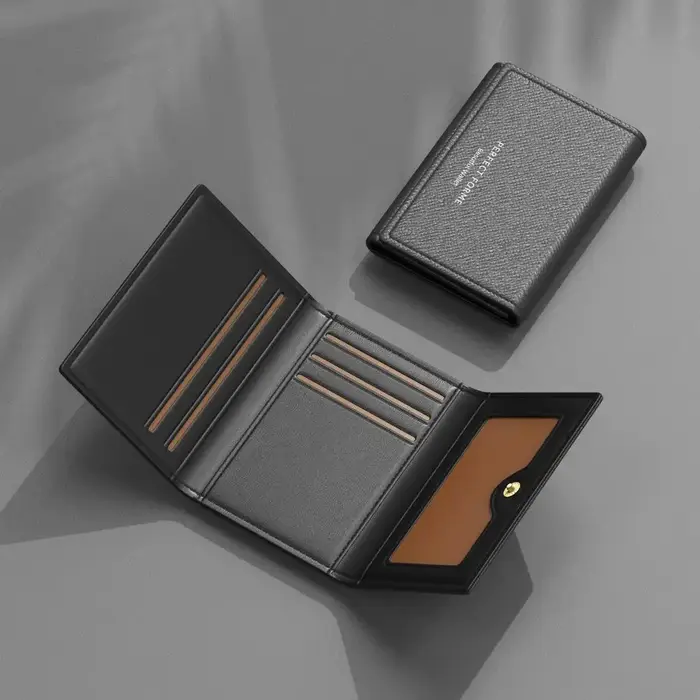 Portefeuille minimaliste multi-fentes pour hommes