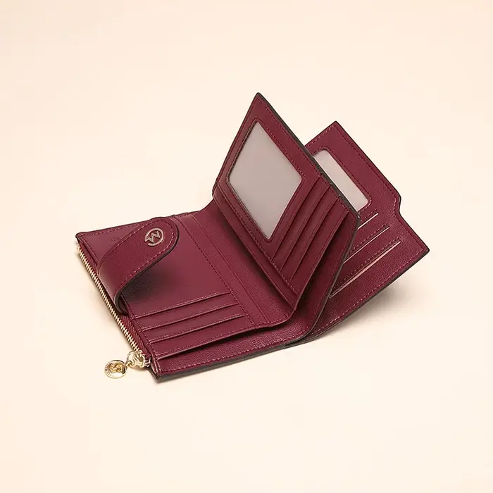 GOLF Portefeuilles en cuir pour femmes, petit sac à main pour dames, porte-cartes de crédit, carte photo bancaire d'identité, pince à billets, portefeuille court en cuir