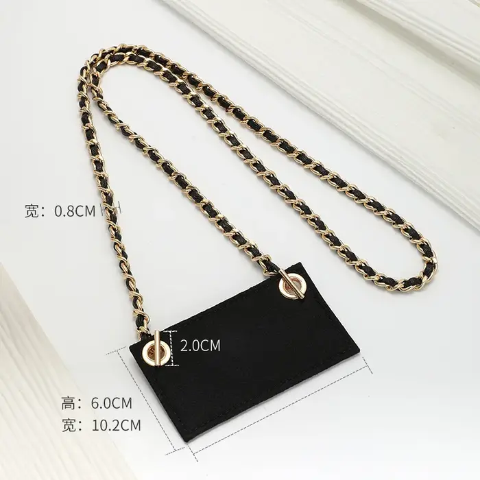 Petit porte-cartes élégant en cuir avec sangle