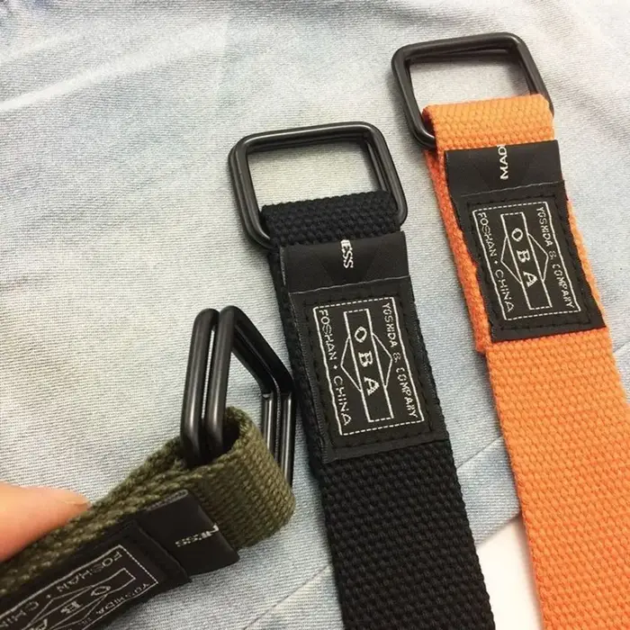 Ceinture en toile tressée en Nylon pour femmes et hommes