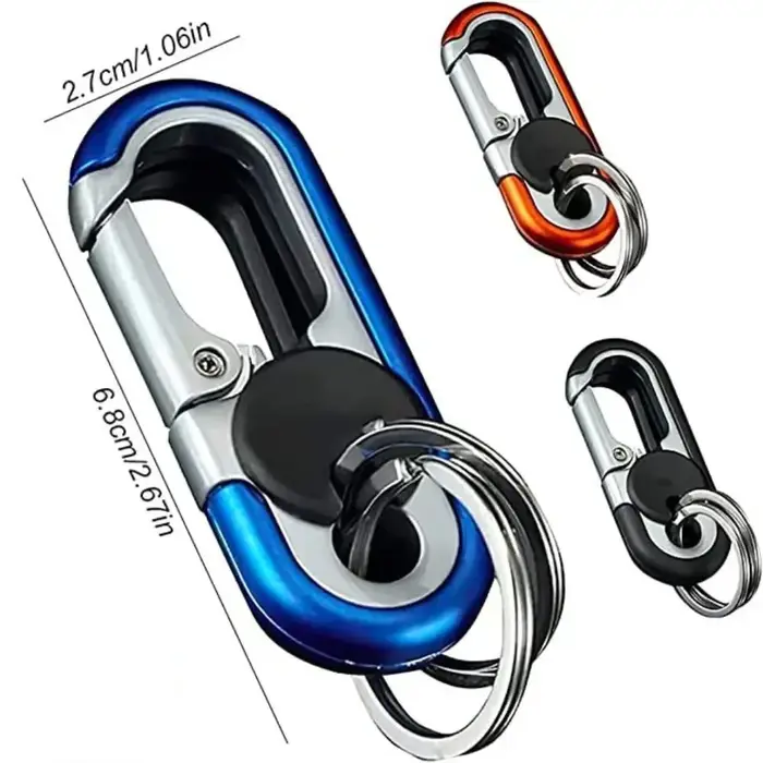 Porte-clés à Double anneau pour hommes