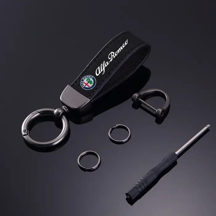 Porte-clés de voiture de luxe pour hommes et femmes, cadeaux haut de gamme pour Alfa Romeo STELVIO G