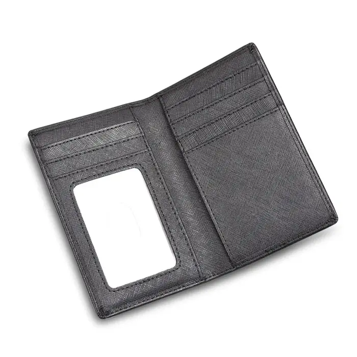Saffiano – porte-cartes en cuir pour hommes