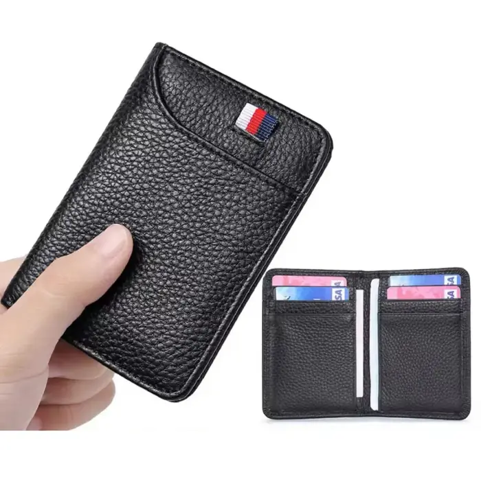 Portefeuille Homme Court en Cuir Souple